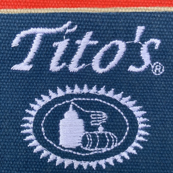 Tito's Vodka bag canvas 25th Anniversary Embroidered - Picture 3 of 7